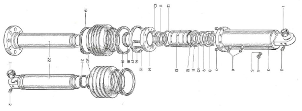 Lockheed Ball Mill Cylinder Seal Kit